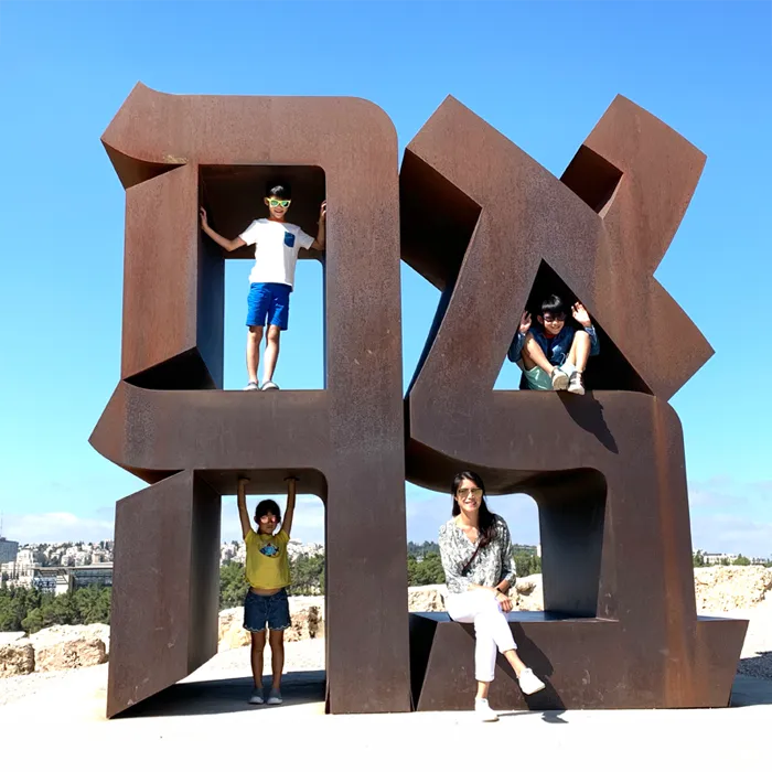 The Love Statue in Israel museum in Jerusalem