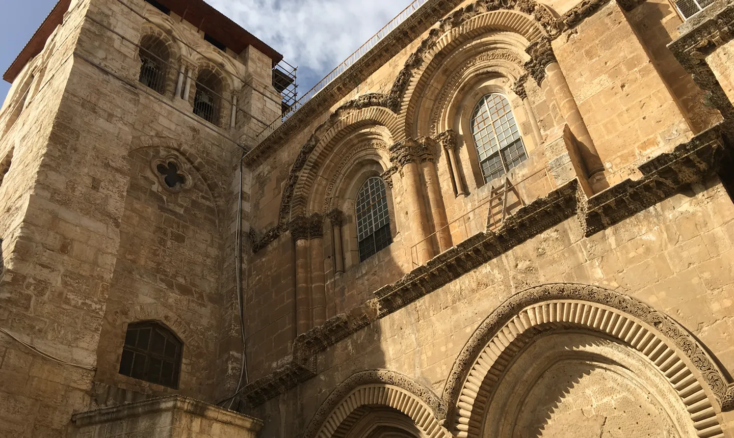 Church of the Holy Sepulchre, the northeast of the courtyard Church of the Holy Sepulchre, the northeast of the courtyard